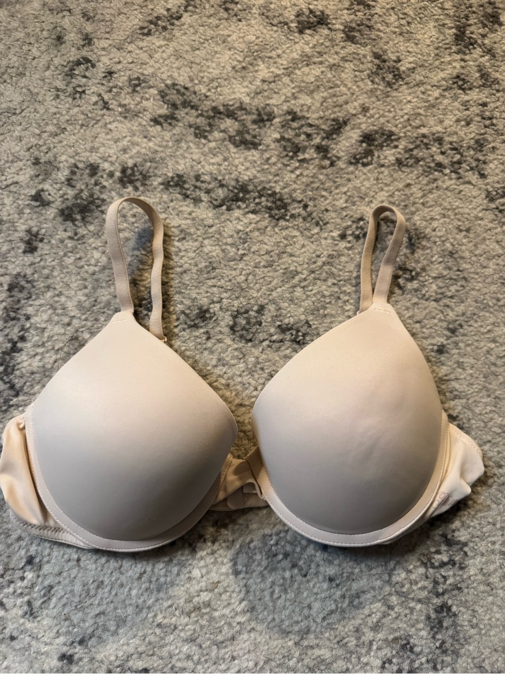 PINK Victoria's Secret Wear Everywhere Push-Up Bra Beige 36B